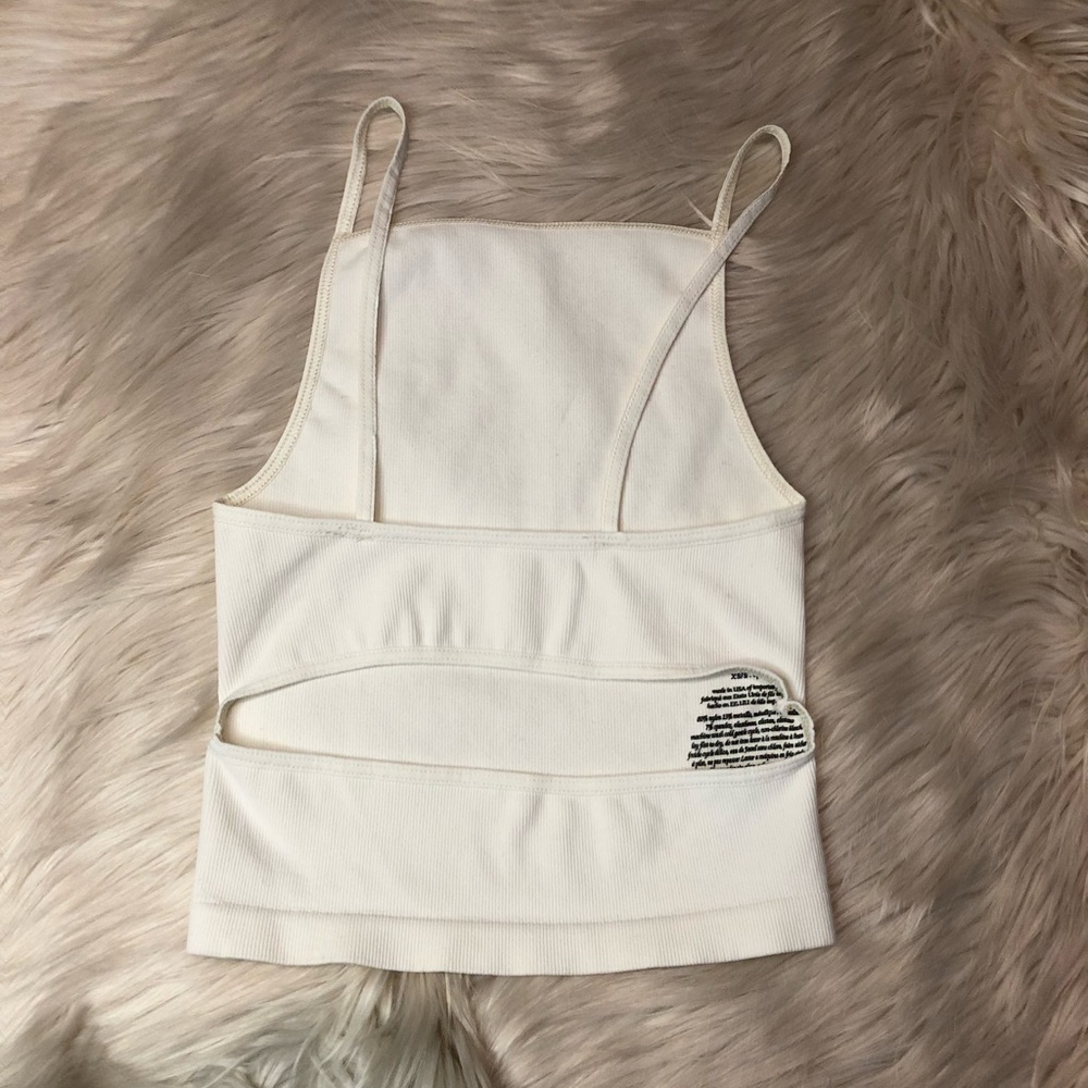 FREE PEOPLE Tighten Up Cut Out Tank Top XS/S - Picture 7 of 10